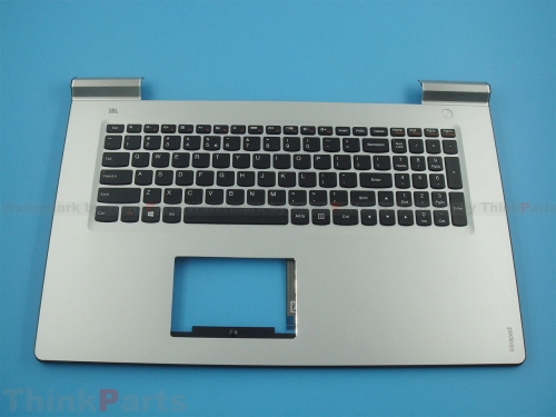 New/Original Lenovo ideapad 700-17ISK 17.3" Palmrest Keybaord Bezel US Non-backlit Silver 5CB0K93621