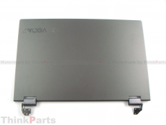 New/Original Lenovo Yoga C640-13IML LTE Lcd Cover Rear Back with Hinges kit 5CB0W43749