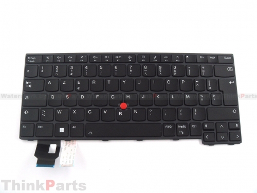 New/Original Lenovo ThinkPad T14 P14S Gen 3 4 14.0" Keyboard French Backlit Black 5N21D68077