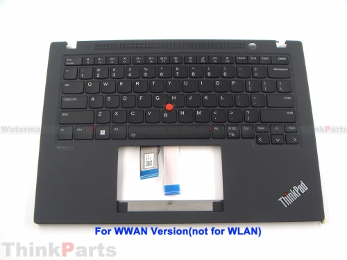 New/Original Lenovo ThinkPad T14s Gen 3 14.0" Palmrest Keybaord Bezel US English backlit For WWAN Version 5M11H25870