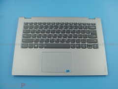 New/Original Lenovo ideapad Yoga 520-14IKB Palmrest Keyboard Bezel US Backlit Non-Fingerprint Silver 5CB0N67736