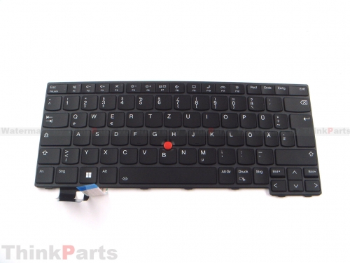 New/Original Lenovo ThinkPad T14 P14S Gen 3 4 Keyboard German Backlit Black 5N21D68080