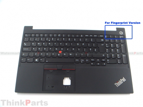 New/Original Lenovo ThinkPad E15 Gen 3 4 Palmrest Keyboard Bezel Latin Spanish Backlit Fingerprint 5M11C43842