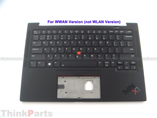 New/Original Lenovo ThinkPad X1 Carbon Gen 10 10th Palmrest Keyboard Bezel US Backlit For WWAN Version 5M11H44270