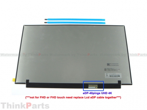 New/Original Lenovo ThinkPad T15 P15s T15p T15g Gen 2 Lcd Screen UHD 4K Non-Touch 15.6" eDP-40pings 5D10W46489