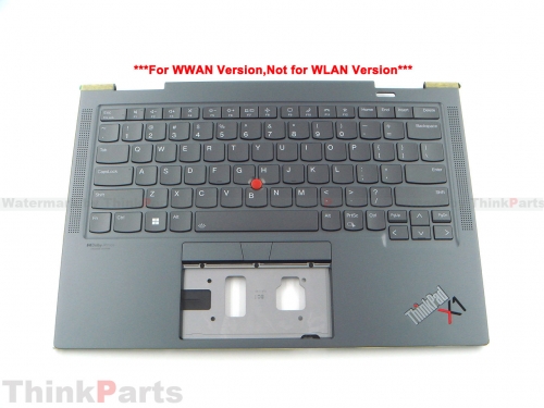 New/Original Lenovo ThinkPad X1 Yoga Gen 6 6th Palmrest Keyboard Bezel US Backlit WWAN Version 5M11C41060