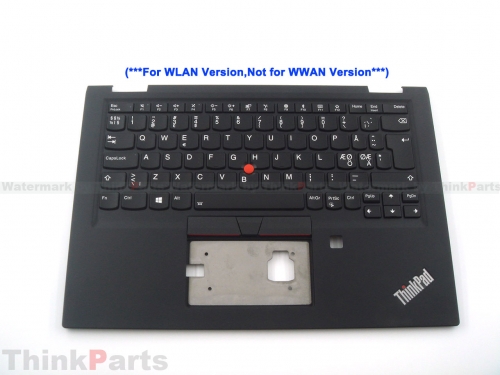 New/Original Lenovo ThinkPad X390 Yoga 13.3" Palmrest Keyboard Bezel Nordic Backlit WLAN Version 02HM714