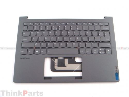 New/Original Lenovo ThinkBook 13x ITG 13.3" Palmrest Keyboard Bezel US Backlit Gray 5CB1D66586