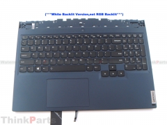 New/Original Lenovo Legion 5-15ACH6A 5-15ACH6H 5-15ACH6 Palmrest Keyboard Bezel US Backlit Blue 15.6" 5CB1C93068