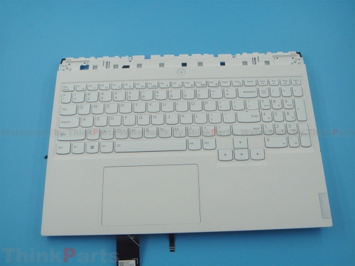 New/Original Lenovo Legion 5 Pro-16ITH6H Pro-16ACH6H Palmrest Keyboard Bezel US Backlit White 5CB1C14920