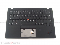 New/Original Lenovo ThinkPad X1 Carbon 6th Gen 6 Palmrest Keyboard Bezel German Black 01YR542