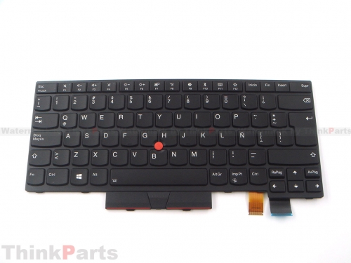 New/Original Lenovo ThinkPad T470 A475 Keyboard Latin Spanish Backlit LAS 01AX572