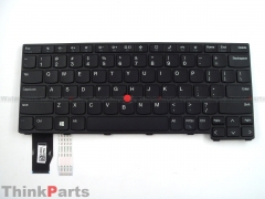 New/Original Lenovo ThinkPad X13 Gen 2 (20WK,20WL) Keyboard US Non-Backlit Black 5N21A21845