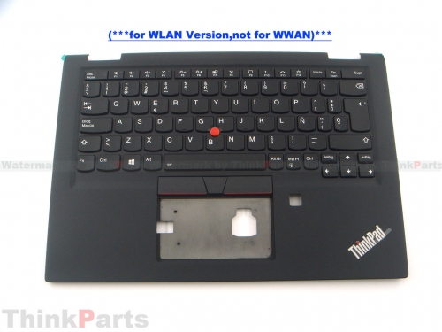 New/Original Lenovo ThinkPad X390 X13 Yoga Palmrest Keyboard Bezel Spanish WLAN Black 5M10Y85852