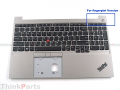 New/Original Lenovo ThinkPad E15 Gen 4 Palmrest Keyboard Bezel US Backlit FingerPrint version 5M11G26666
