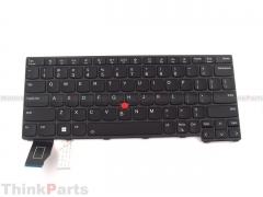 New/Original Lenovo ThinkPad L13/L13 Yoga Gen 4 Keyboard US Backlit Black 5N21H76804