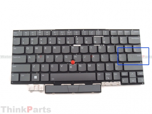New/Original Lenovo ThinkPad X1 Yoga Gen 8 8th Keyboard US English Backlit Gray Without Bezel PK131U81B10