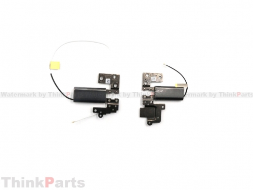 New/Original Lenovo ideapad Yoga 720-15IKB Hinges Kit Left and Right with Antenna Gray 5H50N67845