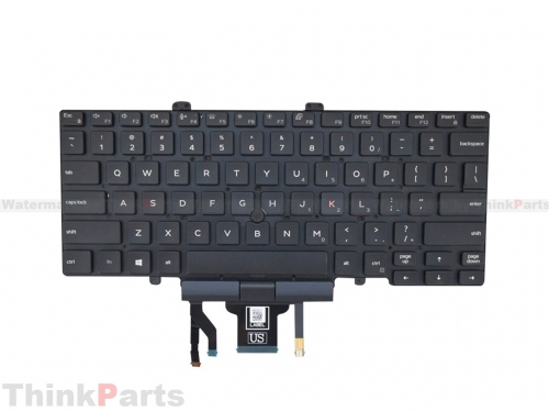 New/Original Dell Latitude 5400 5401 5410 5411 14.0" US Backlit Dual Point Keyboard H2DXX