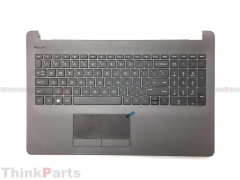 New/Original HP 250 255 G6 15.6" Palmrest Keyboard Bezel US Non backlit With touchpad 929906-001 Gray