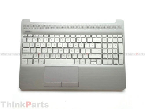 New/Original HP 250 255 G8 15.6" Palmrest Keyboard Bezel US Non backlit With touchpad M31100-001 Silver