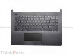 New/Original HP 240 245 G6 14-BS 14-BR 14-BW 14.0" Palmrest Keyboard Bezel US Non backlit 925307-001