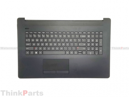 New/Original HP 17-BY 17.3" Palmrest Keyboard Bezel US Backlit Non-ODD L92781-001 Jet Black