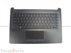 New/Original HP 240 245 G7 14-CM 14-CK 14.0" Palmrest Keyboard Bezel US Non backlit Gray L23241-001