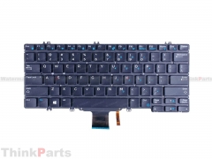 New/Original Dell Latitude 7280 7290 7380 7390 US Backlit Keyboard 0346TJ 00NPN8