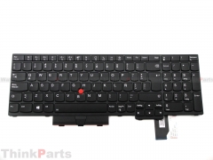 New/Original Lenovo ThinkPad T15p Gen 1 2 3 Keyboard Latin Spanish Backlit Black 5N20X22883
