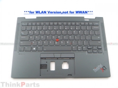 New/Original Lenovo ThinkPad X1 Yoga Gen 8 8th Palmrest Keyboard Bezel US Backlit WLAN 5M11H62241