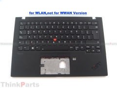 New/Original Lenovo ThinkPad X1 Carbon Gen 7 Palmrest Keyboard Latin Spanish Black WLAN 5M10V25514