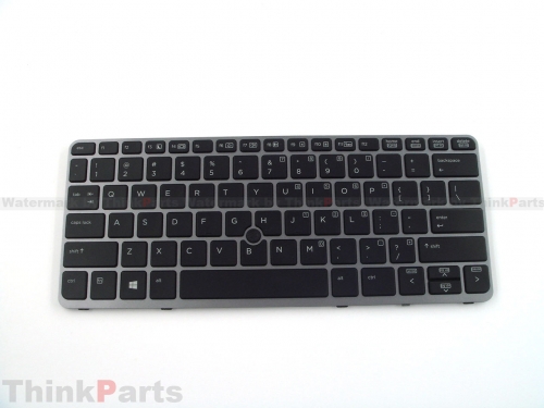 New/Original HP Elitebook 725 820 G2 12.5" US Backlit Keyboard with Dual Point 776452-001