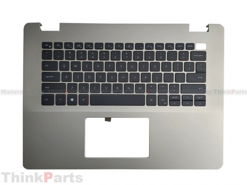 New/Original Dell Vostro 3400 3401 14.0" Palmrest Keyboard Bezel US Backlit without USB-C Silver 09JYFF