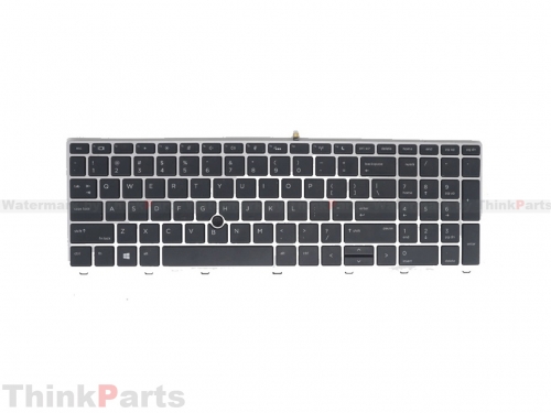New/Original HP Probook 650 G4 G5 15.6" US-English Backlit w/PS Keyboard L09595-001