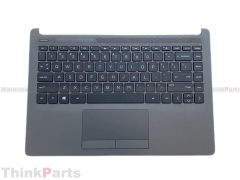 New/Original HP 240 245 G8 14.0" Palmrest Keyboard Bezel US Non backlit Matte M23367-001 Black