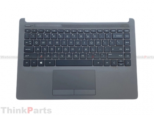 New/Original HP 240 245 G8 14.0" Palmrest Keyboard Bezel US Non backlit Matte M23367-001 Black