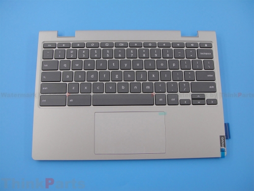 New/Original Lenovo Chromebook C340-11 11.6" Palmrest Keyboard Bezel US PG Silver 5CB0U43369