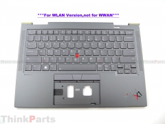 New/Original Lenovo ThinkPad X1 Yoga 7th Gen 7 Palmrest Keyboard US WLAN Version 5M11H45798