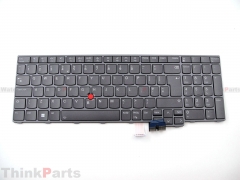New/Original For Lenovo ThinkPad P16 Gen 1 Gen 2 Keyboard UK-English Backlit Gray 5N21F39381