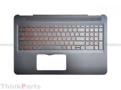 New/Original HP OMEN 15-AX 15.6" Palmrest US Backlit Keyboard Bezel Red TPN-Q173