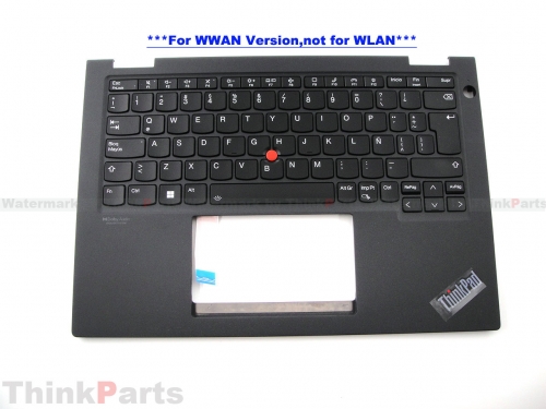 New/Original Lenovo ThinkPad X13 Yoga Gen 2 3 13.3" Palmrest Keyboard Bezel Latin Spanish 5M11C18625 