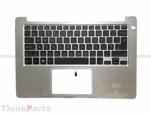 New/Original DELL Inspiron 5370 13.3" Palmrest Keyboard Bezel US Backlit 0265G7 Silver
