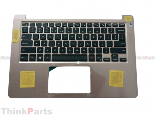 New/Original DELL Inspiron 5370 13.3" Palmrest Keyboard Bezel US Backlit 05WXM1 Pink