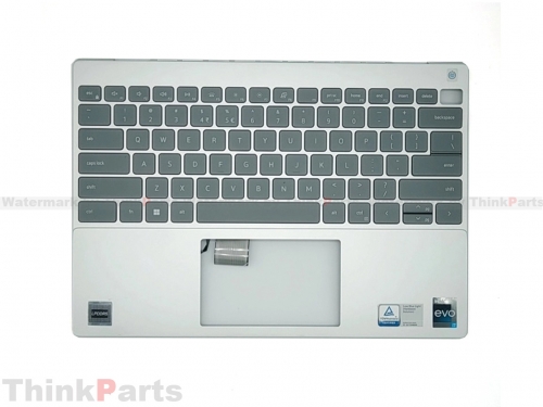 New/Original DELL Inspiron 5320 5325 13.3" Palmrest Keyboard Bezel US Backlit Silver 06V5T7