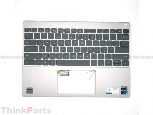 New/Original DELL Inspiron 5320 5325 13.3" Palmrest Keyboard Bezel US Backlit Gray 04DW17