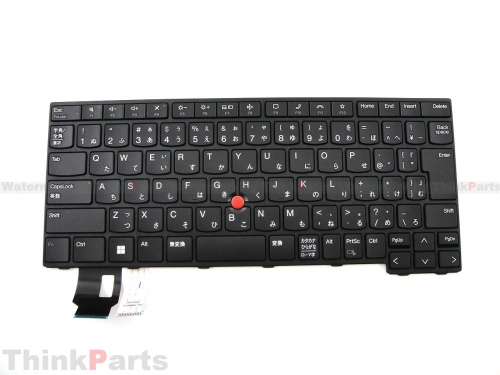 New/Original Lenovo ThinkPad L14 T14 P14s Gen 3 Gen 4 Keyboard Japanese JPN Non-backlit Black 5N21D68149