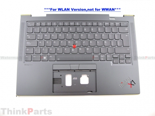 New/Original Lenovo ThinkPad X1 Yoga Gen 8 8th Palmrest Keyboard Bezel Latin Spanish 5M11H62301