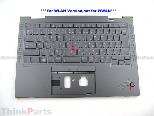 New/Original Lenovo ThinkPad X1 Yoga Gen 7 7th Palmrest Keyboard Bezel Japanese WLAN 5M11H45824 