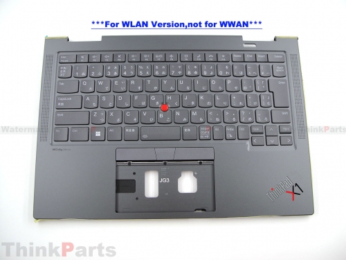 New/Original Lenovo ThinkPad X1 Yoga Gen 8 Palmrest Keyboard Bezel Latin Japanese 5M11H62294